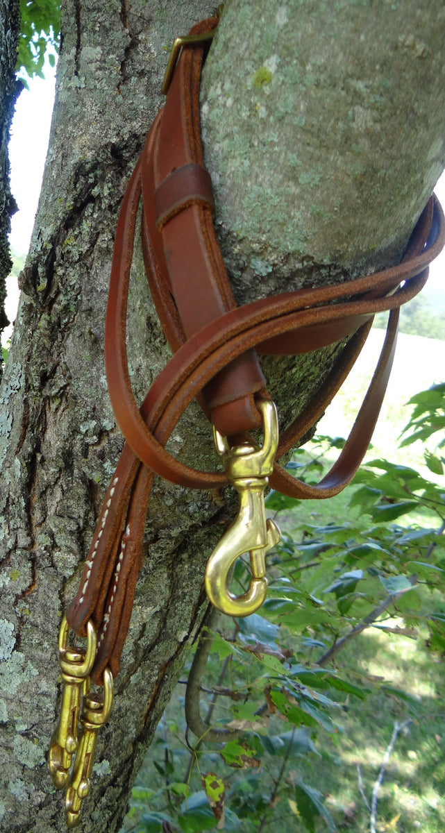 Leather German Martingale Fork